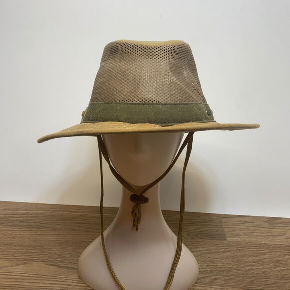 Accessories - Original Outback Oilskin Brown Hat Willis Mesh Koala Pouch Vent